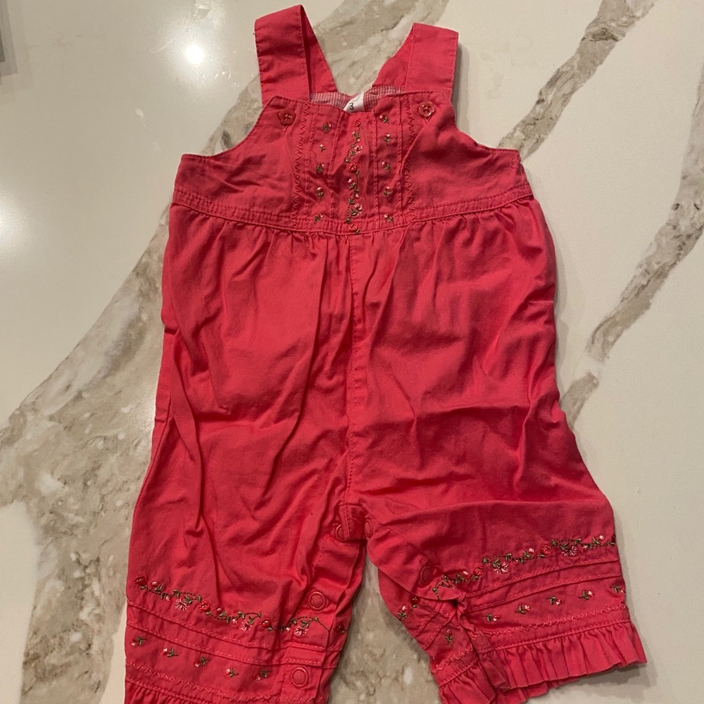Carter’s - pink overalls